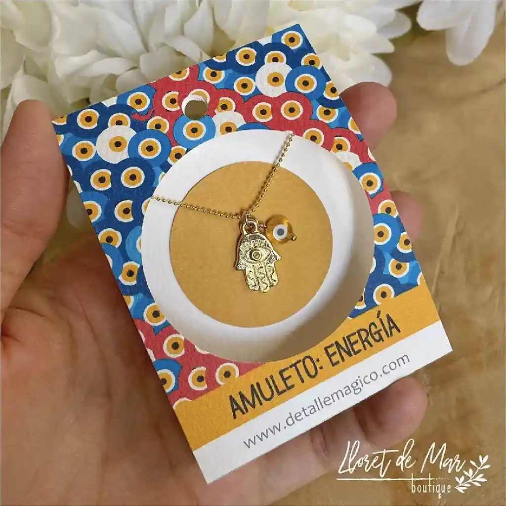 Cadena | Mano Hamsa Y Ojo Turco