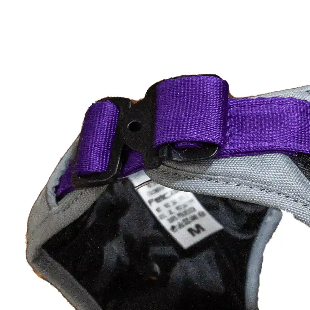 Arnés Para Perro Felcan Aventurero Gris Claro Y Morado Talla Xl