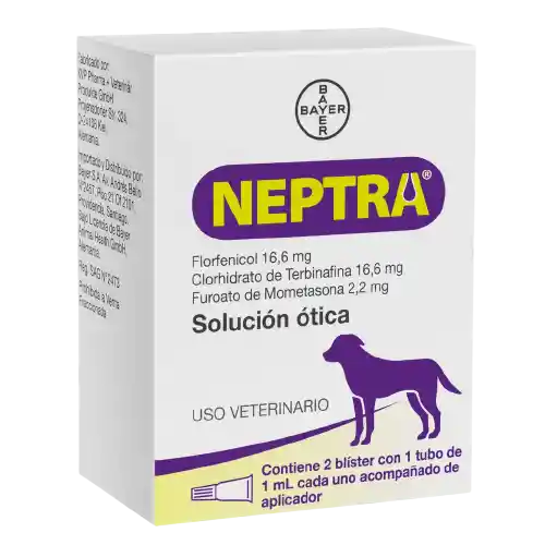 Neptra Solucion Otica 2 Tubos