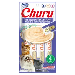 Churu Snacks Para Gato Atun Y Almeja 4 Unidades