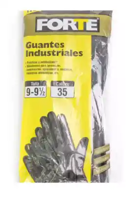 Guantes De Latex Industrial Forte Calibre 35 Talla 9 A 9.1/2