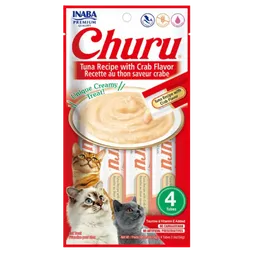 Churu Snacks Para Gato Atun Y Cangrejo 4 Unidades