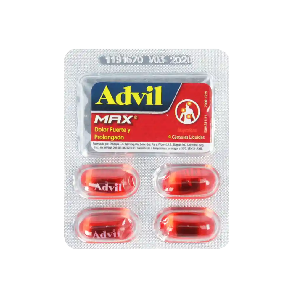 Advil Max X Unidad De Capsula