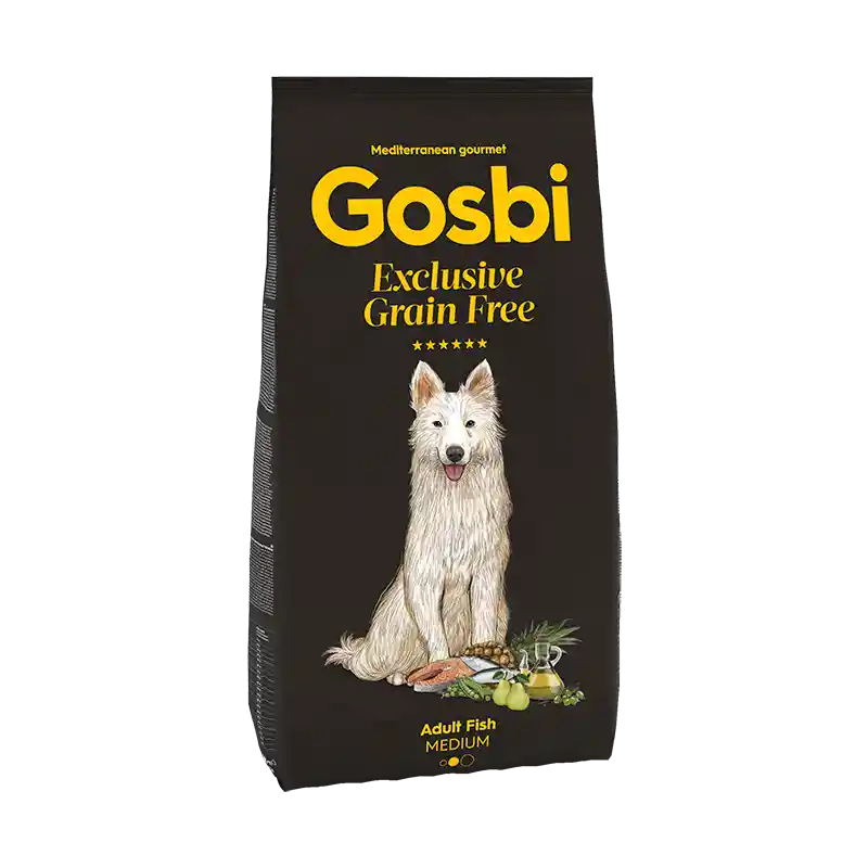 Gosbi Exclusive Grain Free Adult Fish Medium 3 Kg