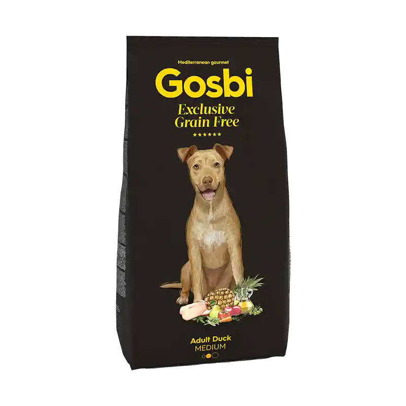 Gosbi Exclusive Grain Free Adult Medium Duck 500 Gr