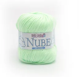 Lana Kusi Kusi Nube Para Tejer Color Verde Manzana 010