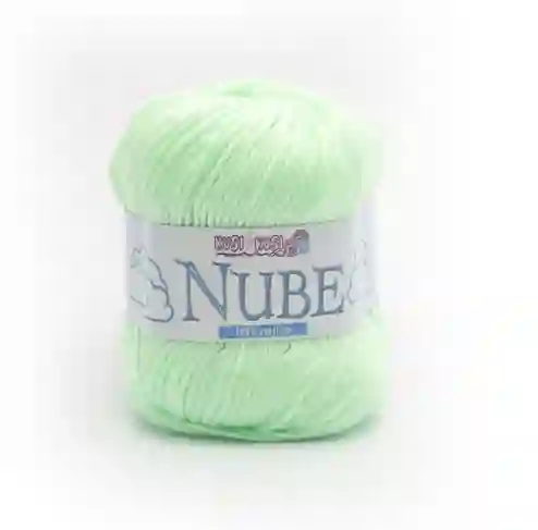 Lana Kusi Kusi Nube Para Tejer Color Verde Manzana 010