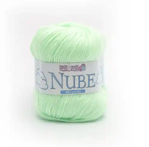 Lana Kusi Kusi Nube Para Tejer Color Verde Manzana 010