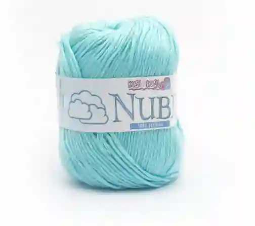 Lana Kusi Kusi Nube Para Tejer Color Azul Claro 026