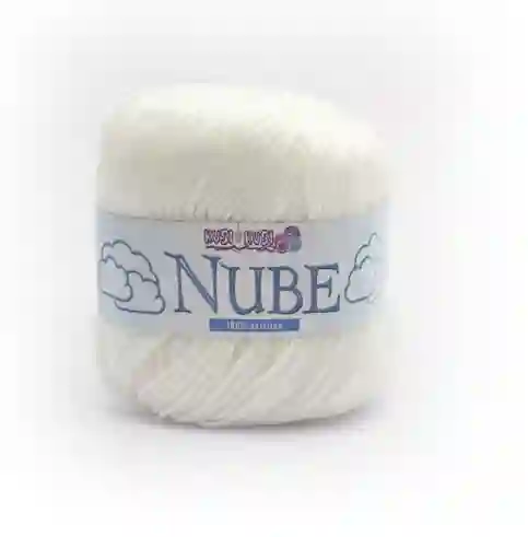 Lana Kusi Kusi Nube Para Tejer Color Blanco 001