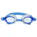 Gafas Natación Niños Colores Ajustable + Estuche Filtro Uv (azul/blanco)