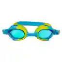 Gafas Natación Niños Colores Ajustable + Estuche Filtro Uv (azul/amarillo)