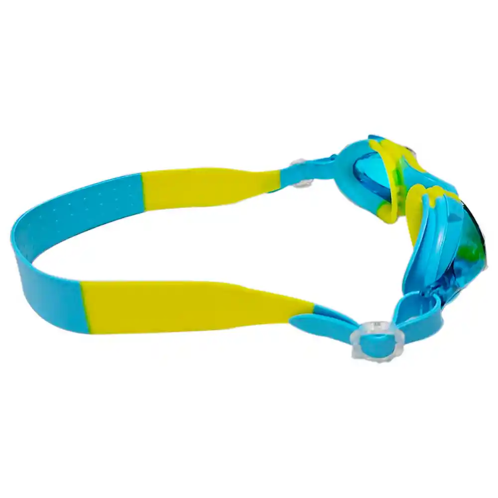 Gafas Natación Niños Colores Ajustable + Estuche Filtro Uv (azul/amarillo)