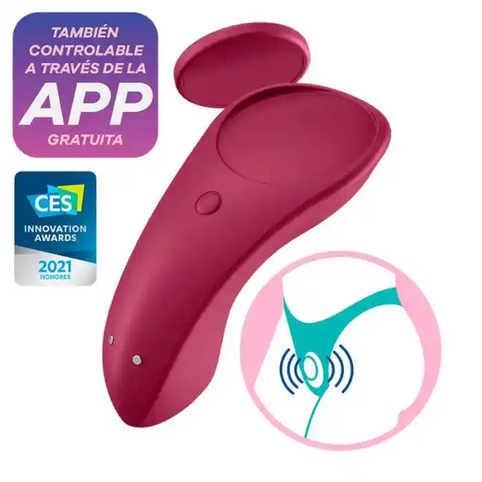 Satisfyer Vibrador Panty Secret Sexy Vino Tinto