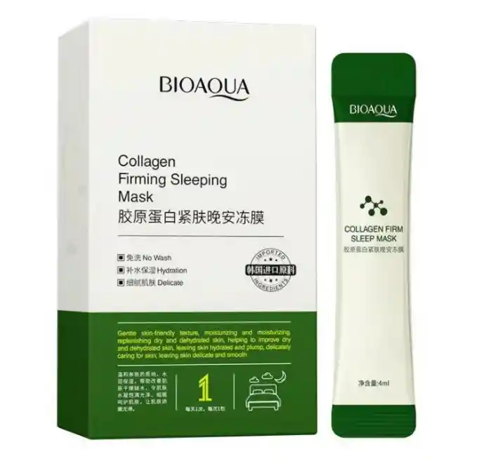 Mascarilla Sachet Colageno Bioaqua X5