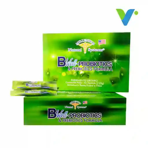 Bwell Probioticos Y Prebioticos Formula 60 Sachets Narutal Systems Milleium