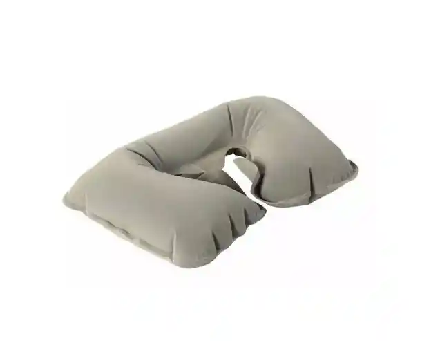 Almohada Para Viaje Inflable Gris 37x24x10cm