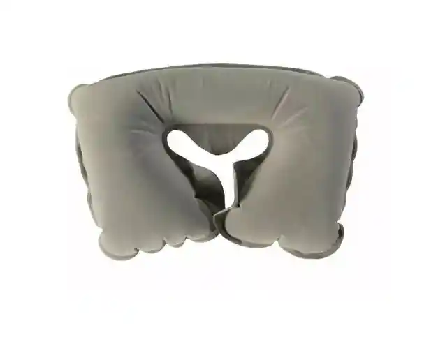 Almohada Para Viaje Inflable Gris 37x24x10cm