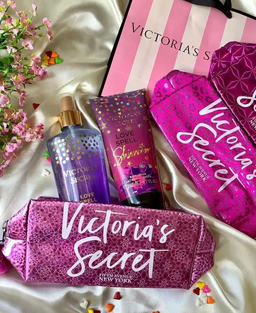 Splash Victoria Secret Con Crema Y Cosmetiquera