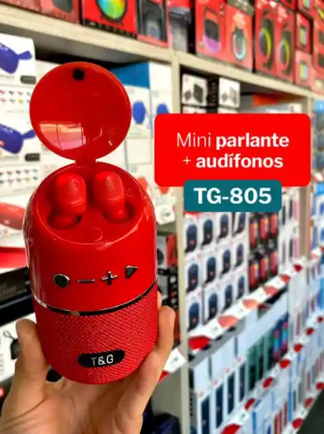 Parlante Audífonos Tws 2 En 1 Fm Bluetooth 5w Original