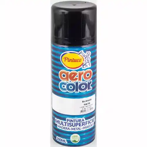 Pintura En Aerosol Blanco Mate Pintuco 300ml