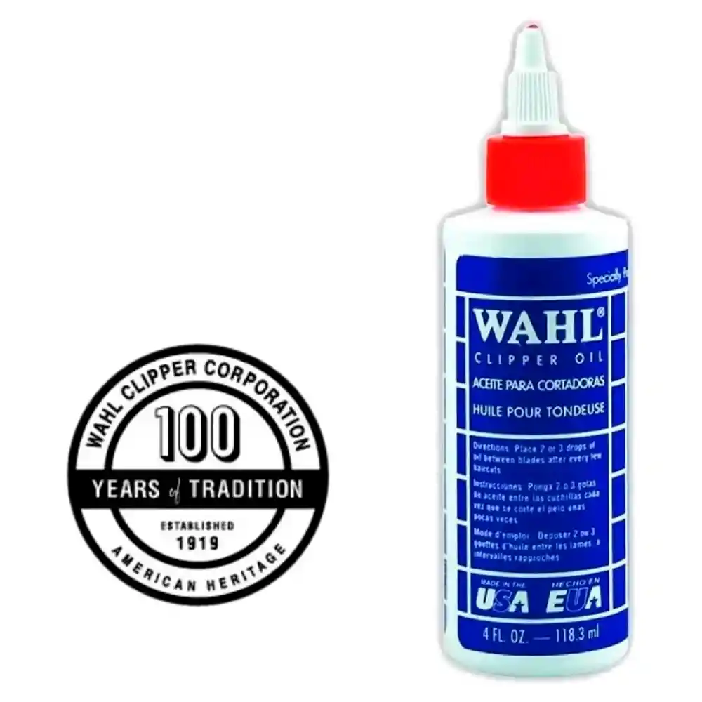 Aceite Lubricante Wahl Maquina Peluquería Cuchillas Barbera 4oz