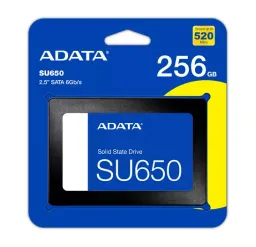 Disco Estado Sólido Ssd 256gb Adata Su650 Flash Nand 3d