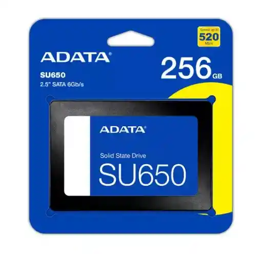 Disco Estado Sólido Ssd 256gb Adata Su650 Flash Nand 3d