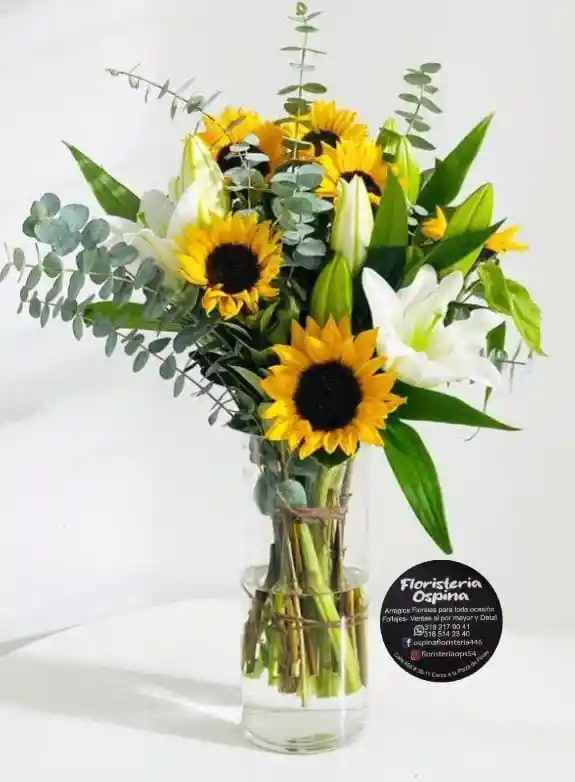 Arreglo Girasoles Romance Eterno