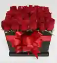 Caja Estuche Floral Rosas Rojas