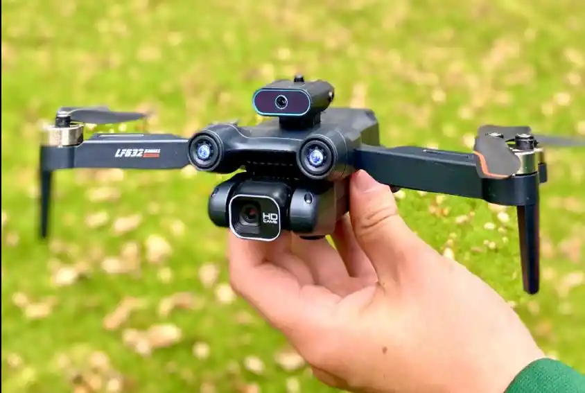 Drone Lf632 Inteligente 2 Cámaras Resolución 8k Wifi 2 Baterías