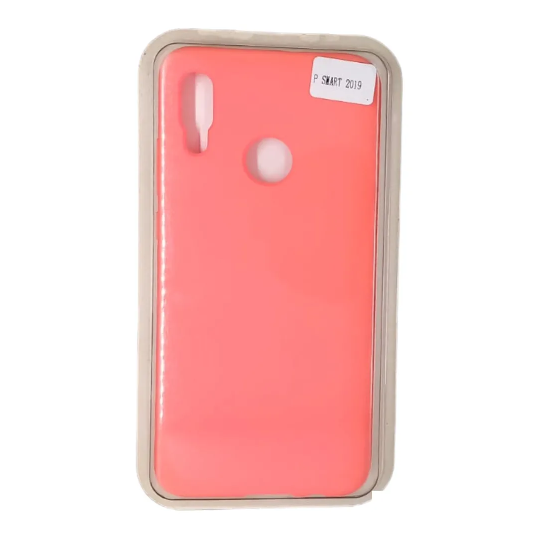 Forro Silicona Case Huawei P Smart 2019 Salmon