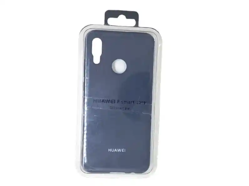 Forro Silicone Case Huawei P Smart 2019 Azul Oscuro