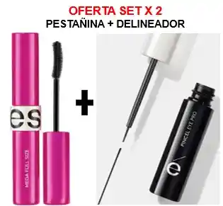 Oferta Pestañina +delineador Pincel Eye Pro