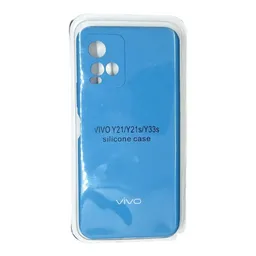 Forro Silicone Case Vivo Y21/y21s/y33s Azul Acero