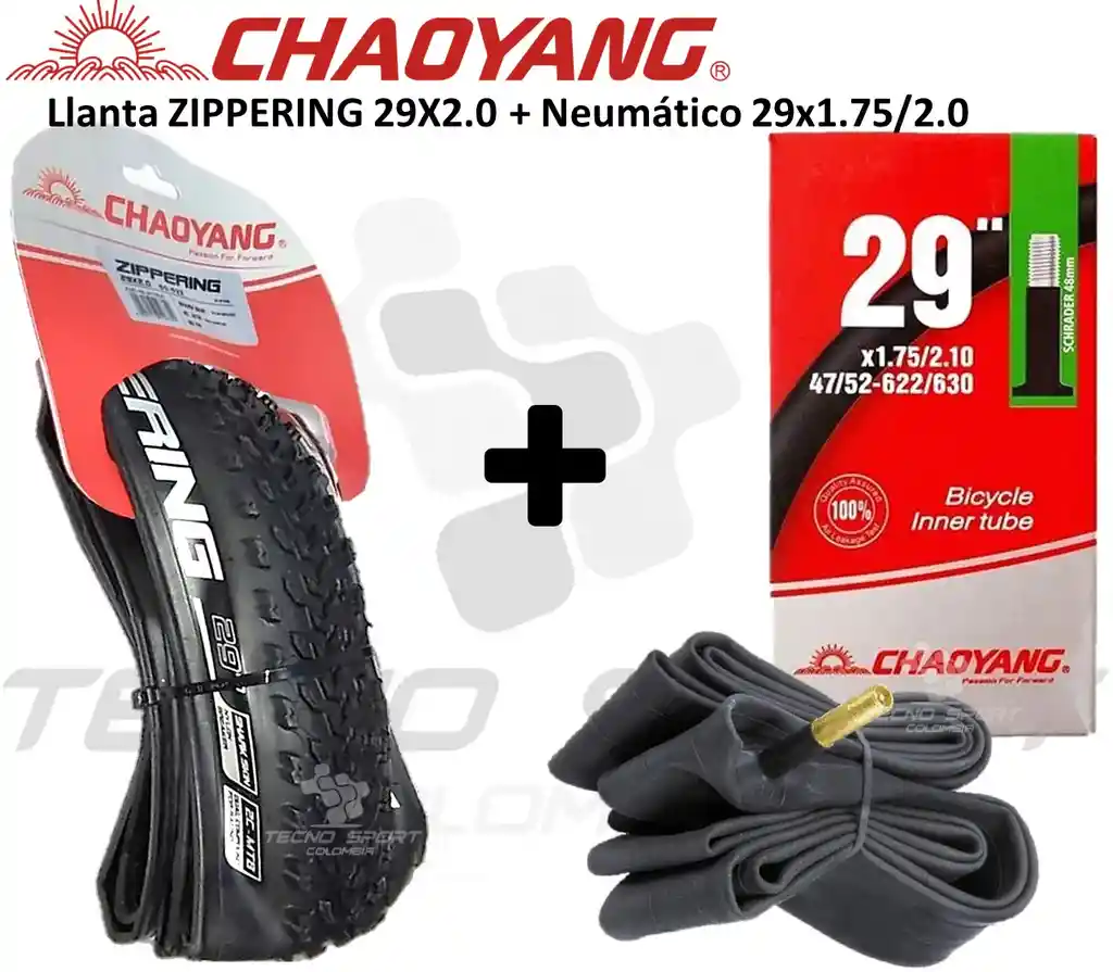 Combo Llanta + Neumático Chaoyang Rin 29 Bicicleta Mtb