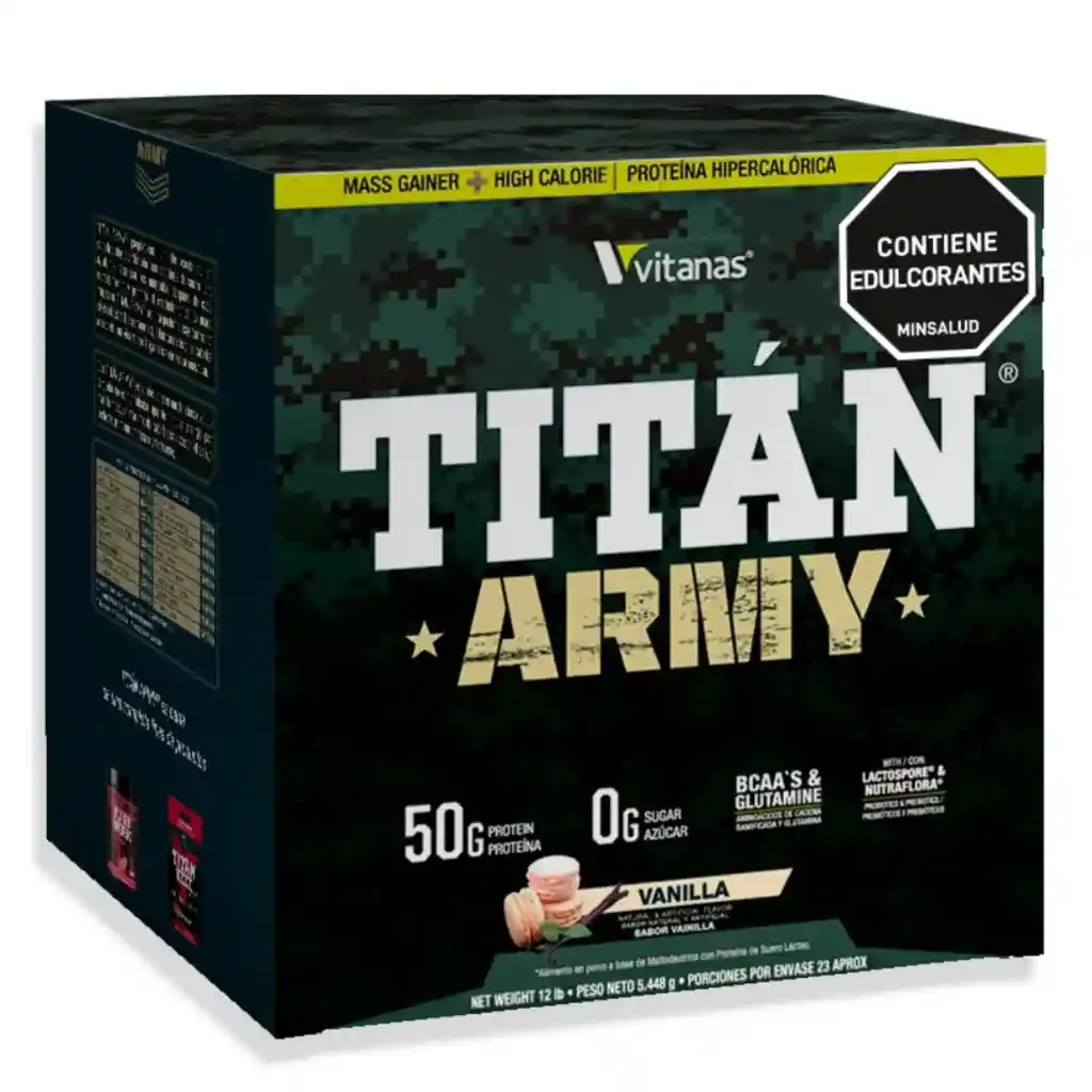 Titan Army Proteina 12 Libras Vitanas