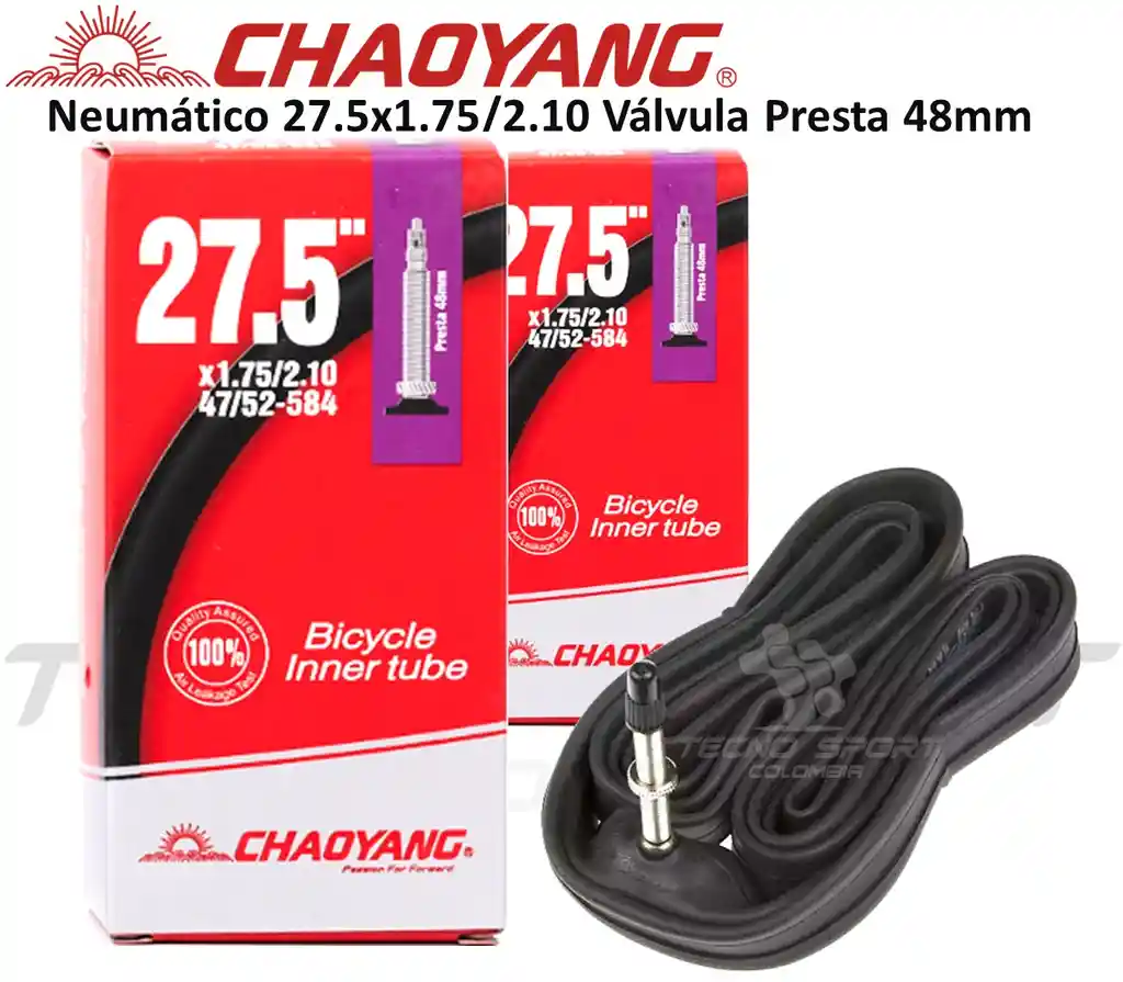 Neumatico Bicicleta 27.5 X 1.75/2.10 Chaoyang Valvula 48mm