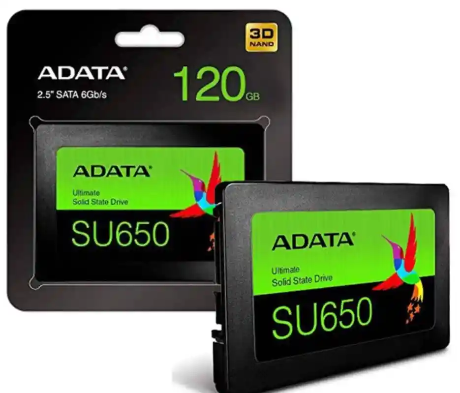 Disco Estado Sólido Ssd 120gb Adata Su650 Flash Nand 3d