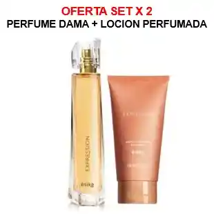 Oferta: Perfume Dama + Locion Oerfumada