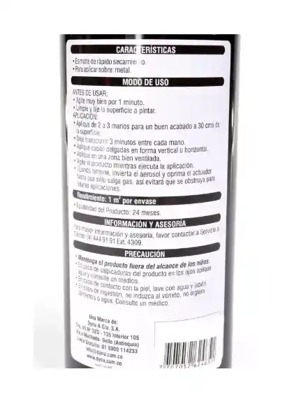 Pintura Anticorrosivo Pinte Gris Mate X 400 Ml