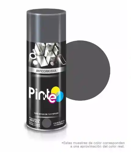 Pintura Anticorrosivo Pinte Gris Mate X 400 Ml