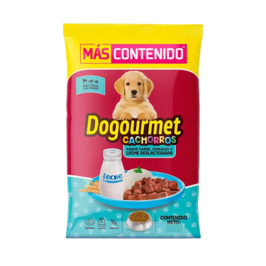 Dogourmet Cacchorros Carne - Leche Deslactosada 2kg