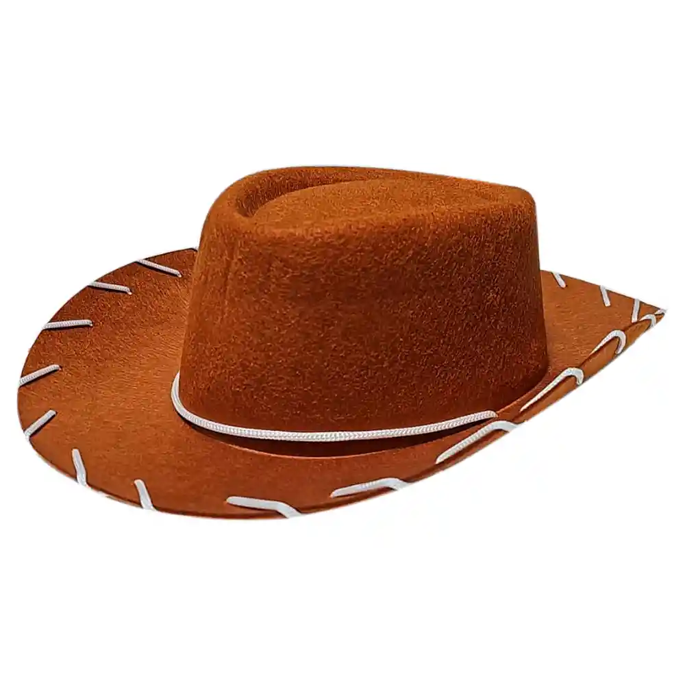 Sombrero Vaquero Niño Gamuza Talla Unica Toy Story Disfraz Marron Woody