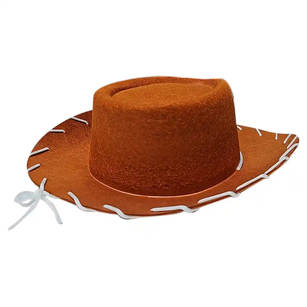 Sombrero Vaquero Niño Gamuza Talla Unica Toy Story Disfraz Marron Woody