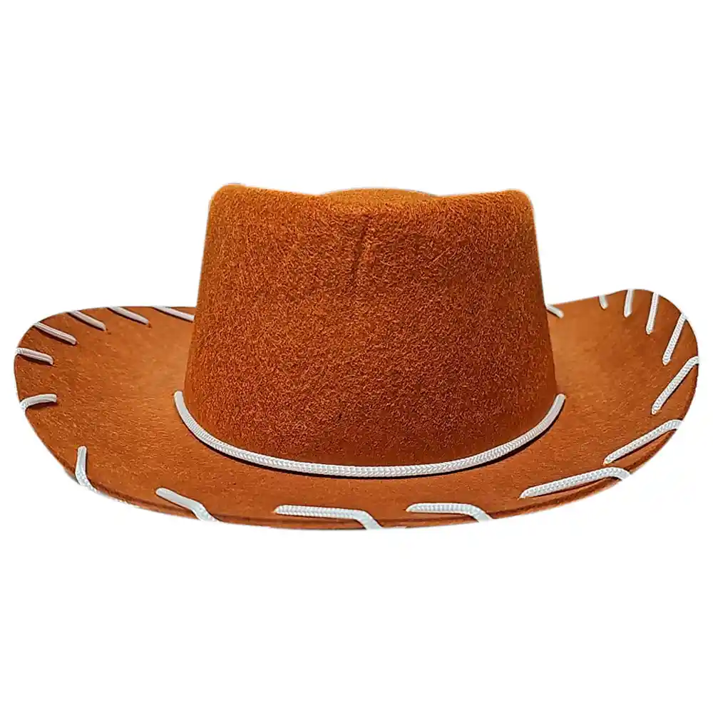 Sombrero Vaquero Niño Gamuza Talla Unica Toy Story Disfraz Marron Woody