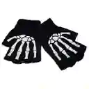 Guantes Calaveras De Huesos Niños Adultos Esqueletos - Cortos