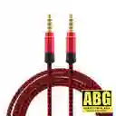 Cable Auxiliar De Sonido X1mt Plug Metálico (harvic)