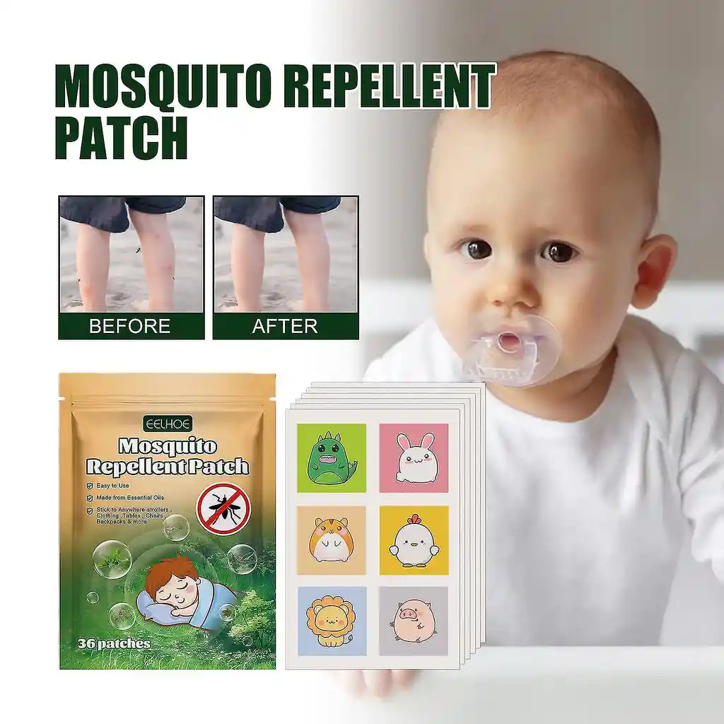 Pegatinas Para Niños Parche Repelente De Mosquitos