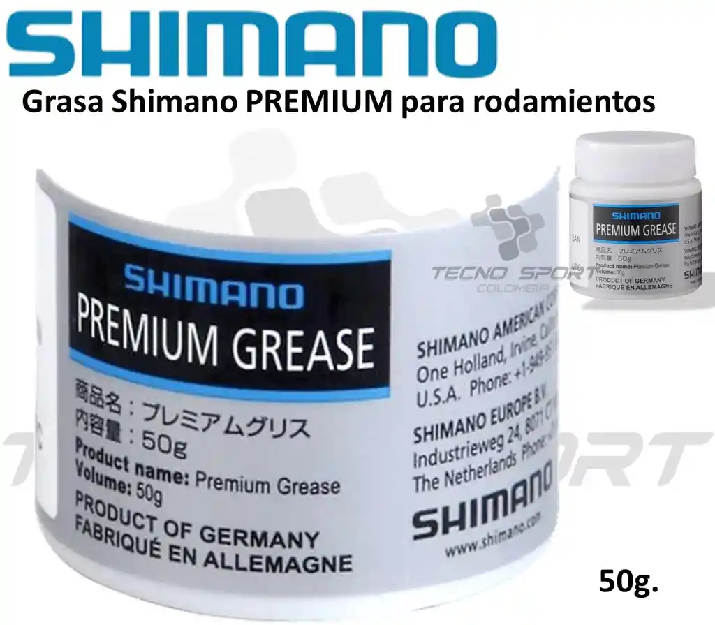 Grasa Shimano Premium Lubricante Rodamiento 50g